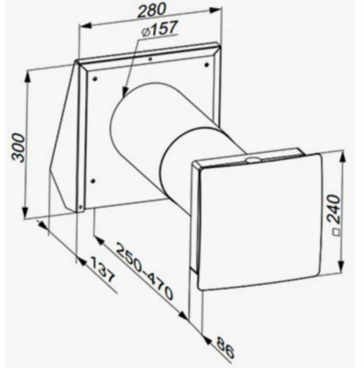 Huonekohtainen ilmanvaihtokone TwinFresh Comfo RA1-50 V3