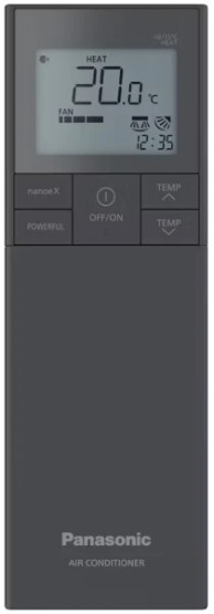 Ilmalämpöpumppu Panasonic HZ35ZKE-H grafiitinharmaa, lämmitys/jäähdytys