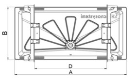 Sulatusvesikaukalo Tecnosystemi lev. 850 mm