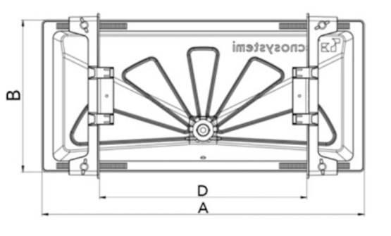 Sulatusvesikaukalo Tecnosystemi lev. 850 mm