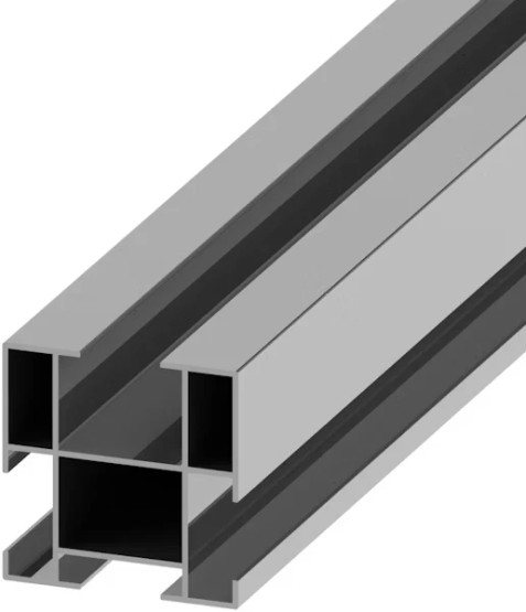 Aurinkopaneelin kattokiinnityskisko Orima Easy Rail 40x40mm 3,55m