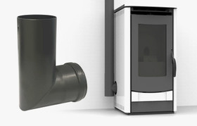 Hormilähtö sivusta, 90° kurvi