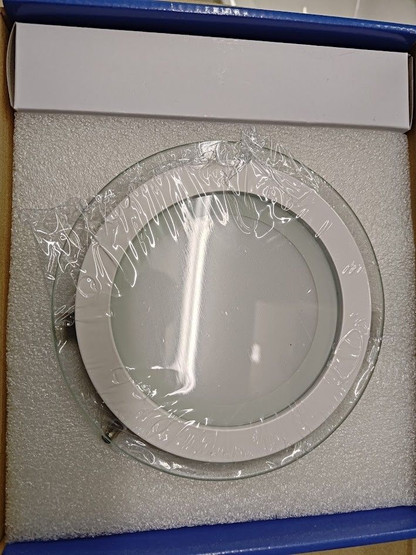 Upotettava led-valaisin 12W lasikehyksellä, käyttämätön