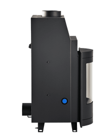 Vesitakkasydän Aquaflam 25 kW, panoraamalasi