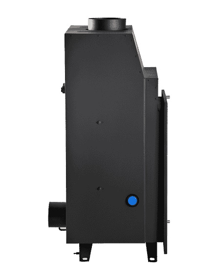 Vesitakkasydän Aquaflam 7 kW, suora lasi