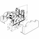 Caleffi vesivaraajan / lämmityskattilan varolaiteryhmä