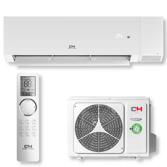 Ilmalämpöpumppu Cooper&Hunter Nature 12 lämmitys/jäähdytys sis. raitisilmayksikön, valkoinen