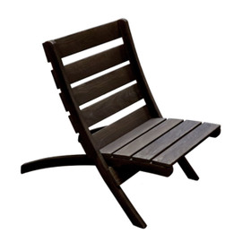 EcoFurn City-Granny, mänty musta öljytty