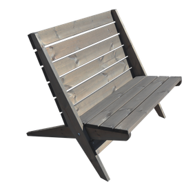 EcoFurn Tupla-Granny 2.0, mänty harmaa öljytty