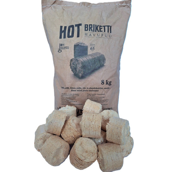 HOT-briketti / havupuu 240 kg teholava kaikkiin tulisijoihin