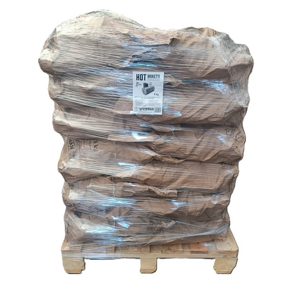 HOT-briketti / havupuu 240 kg teholava kaikkiin tulisijoihin