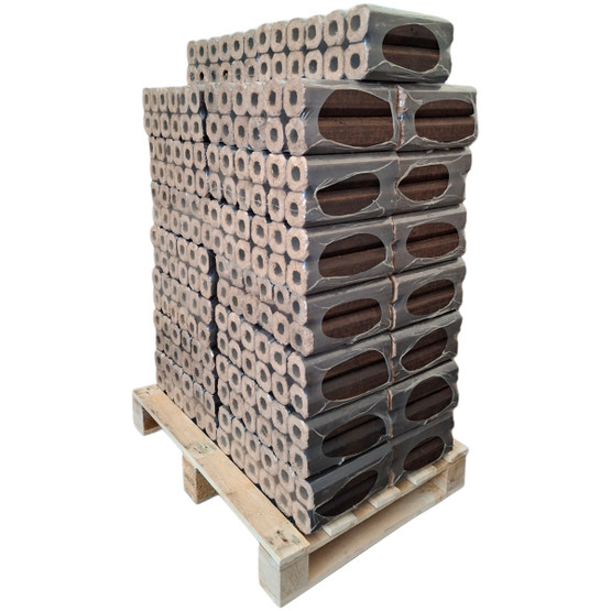 Ekologinen polttopuu HOT-brikettiklapi /lehtipuu 300kg teholava kaikkiin tulisijoihin