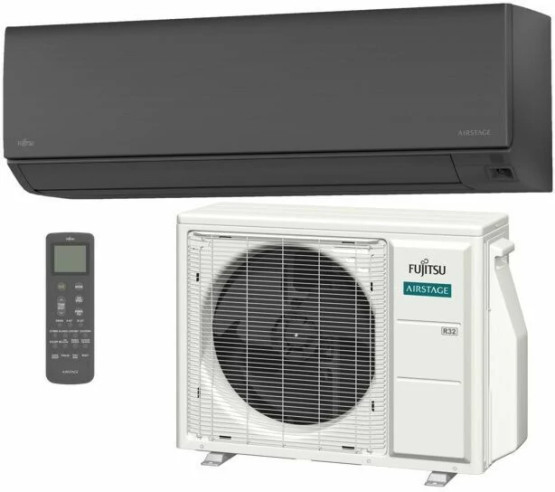 Ilmalämpöpumppu Fujitsu Nordic Master 12 musta, lämmitys-/jäähdytyskäyttöön