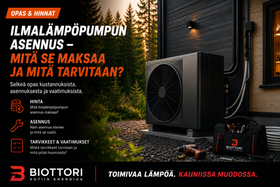 Ilmalämpöpumpun asennus - Mitä se maksaa ja mitä tarvitaan?