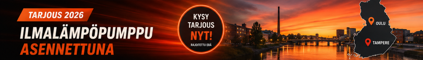ilmalämpöpumppu asennettuna tampere