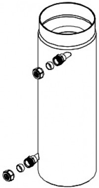 Kiuaslämmityspaketti 150 mm hormilämmönvaihtimella