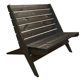 EcoFurn Tupla-Granny 2.0, mänty musta öljytty