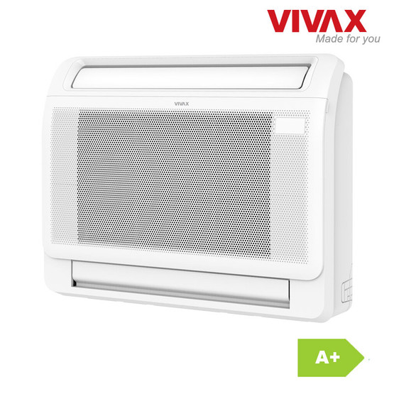 Ilmalämpöpumppu lattiamalli Vivax Consol 12+ lämmitys/jäähdytys