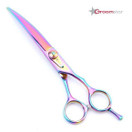 Groomstar Professional kaarevat sakset, malli Blue Star, 7,5 