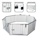 Koira-aitaus alumiinia 8-osainen