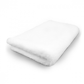 Vet Bed White plain - Non Slip karva-alusta
