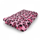 Vet Bed Leopard Pink non slip