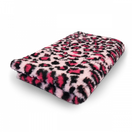 Vet Bed Leopard Fuksia non slip