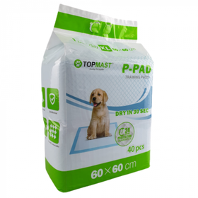 Topmast Puppy Pads 60 x 60 cm 40 kpl
