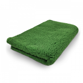 Vet Bed Green Solid non slip karva-alusta