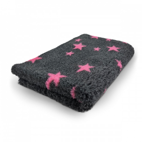 Vet Bed Stars antrasiitti-fuksia non slip