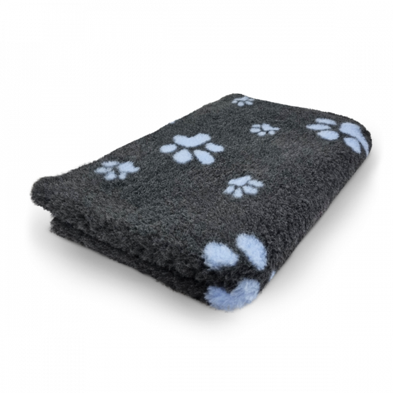 Vet Bed Big & Small Paws Antrasiitti-vaaleansininen non slip