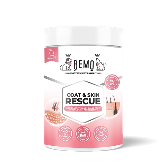 Bemo coat & skin rescue - tukiravinne ihoallergisille koirille