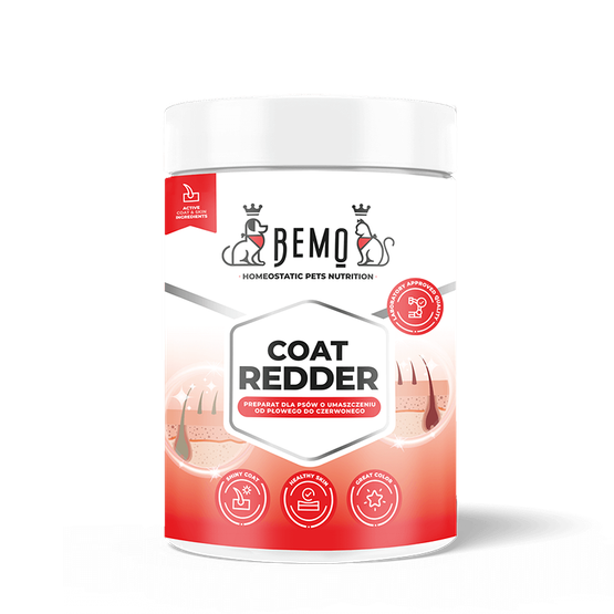 Bemo coat redder - punaisen turkin väriä voimistava