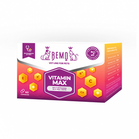 BEMO Vitamin Max - monivitamiini koirille ja kissoille 60 kapselia