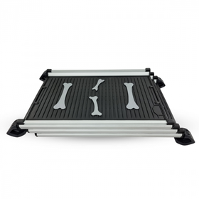 Deluxe koiraramppi - alumiinia  160 x 42 cm