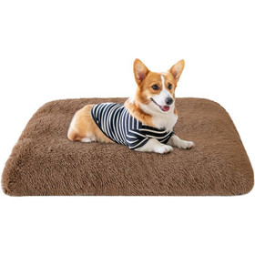 Fluffy Lounge peti ruskea