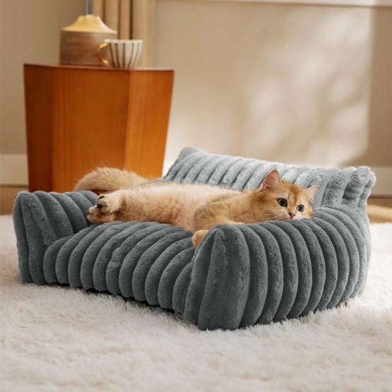 Luxus Ribbed Pehmopeti 91 x 68 x 25 cm
