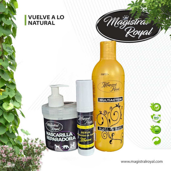 Magistral Royal Mascarilla 500ml+ Multiaction 500ml+Serum 75ml