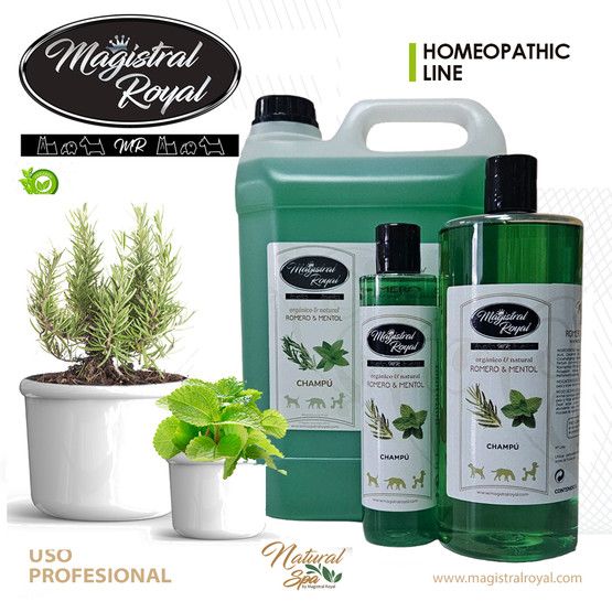 Magistral Royal -shampoo rosmariinilla ja mintulla
