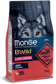 Monge dog adult BWild low grain peura 2,5kg