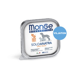 Monge dog adult Monoprotein ankka 24 x 150g