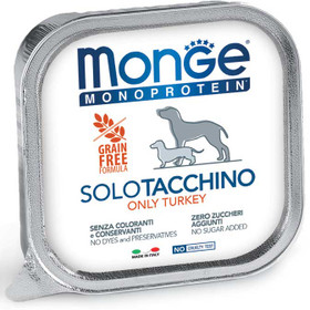 Monge dog adult Monoprotein kalkkuna 24 x 150g 