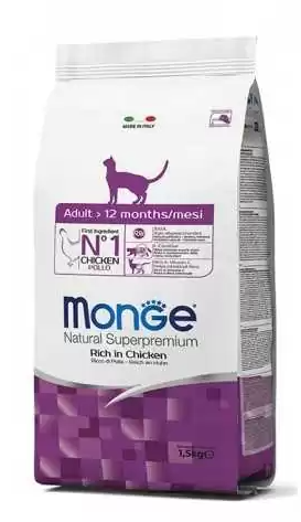 Monge Natural Superpremium Adult Rich in Chicken 1,5 kg