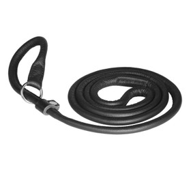 Noutajatalutin musta nahkaa 15mm 180 cm