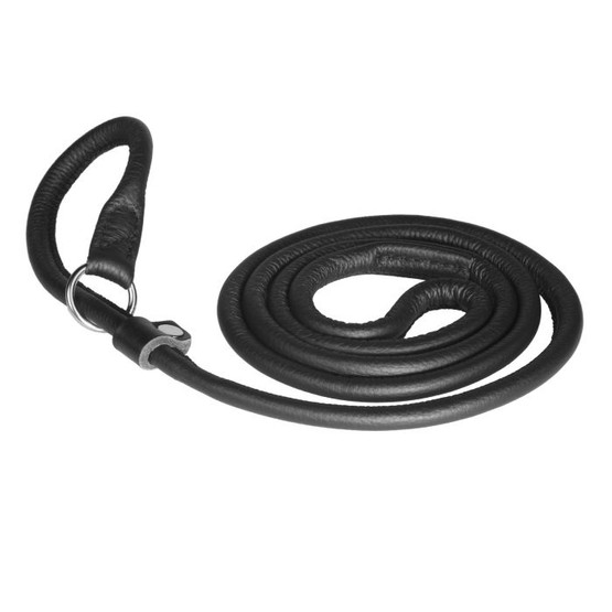 Noutajatalutin musta nahkaa 15mm 