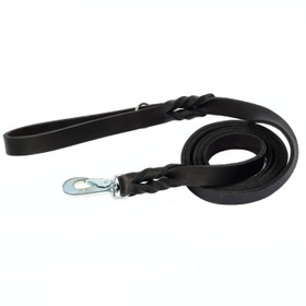 Rasvanahkatalutin punottu, musta 18mm x 180cm