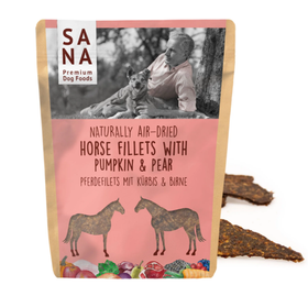 Sana air-dried horse fillets with pumpkin & pear 100g