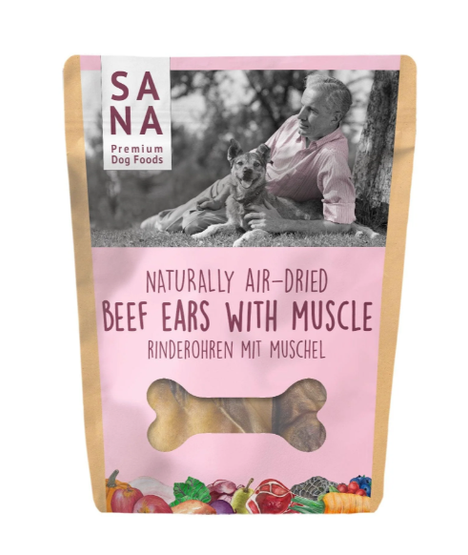 Sana Beef Ears with muscle ( naudan korvat ) 2 kpl 
