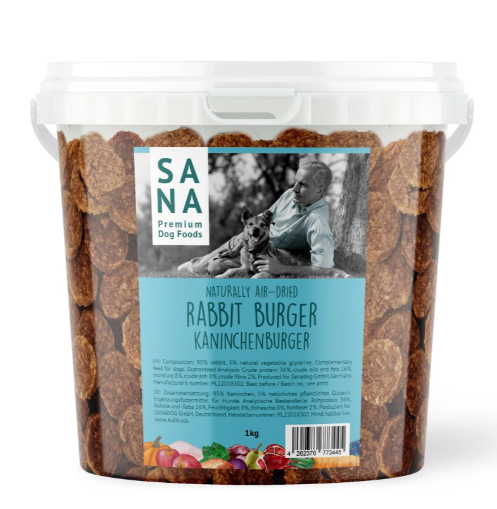 Sana burgerpihvi ämpärit 1 kg - 6 eri makua