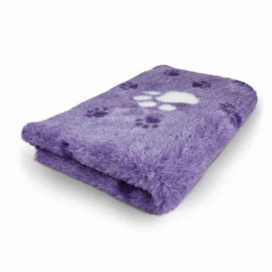 Vet Bed Big Paw Purple & White non slip